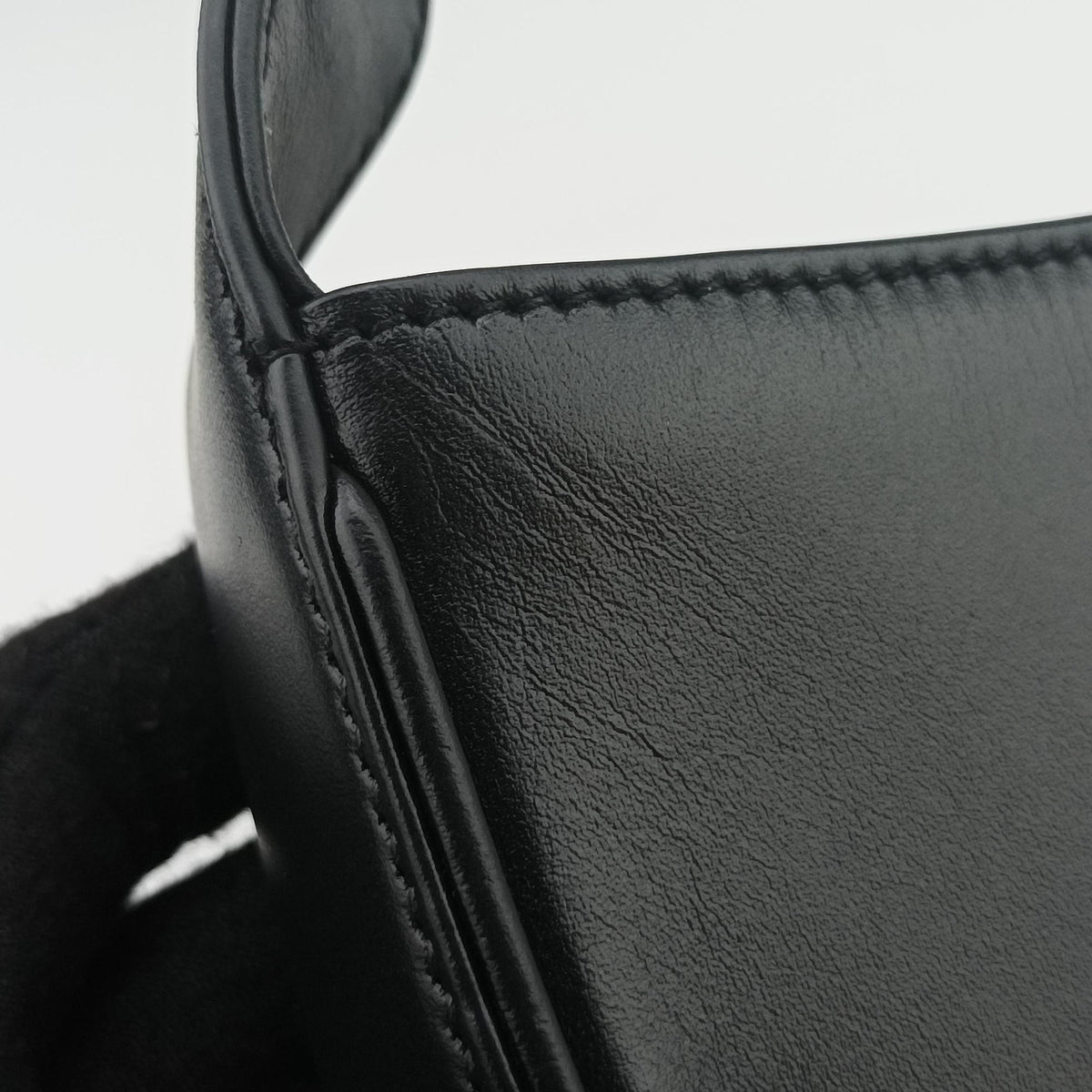 Pre-owned Yves Saint Laurent LE 5 a 7 Hobo Black Leather 657228 carrybag | stylenewstar