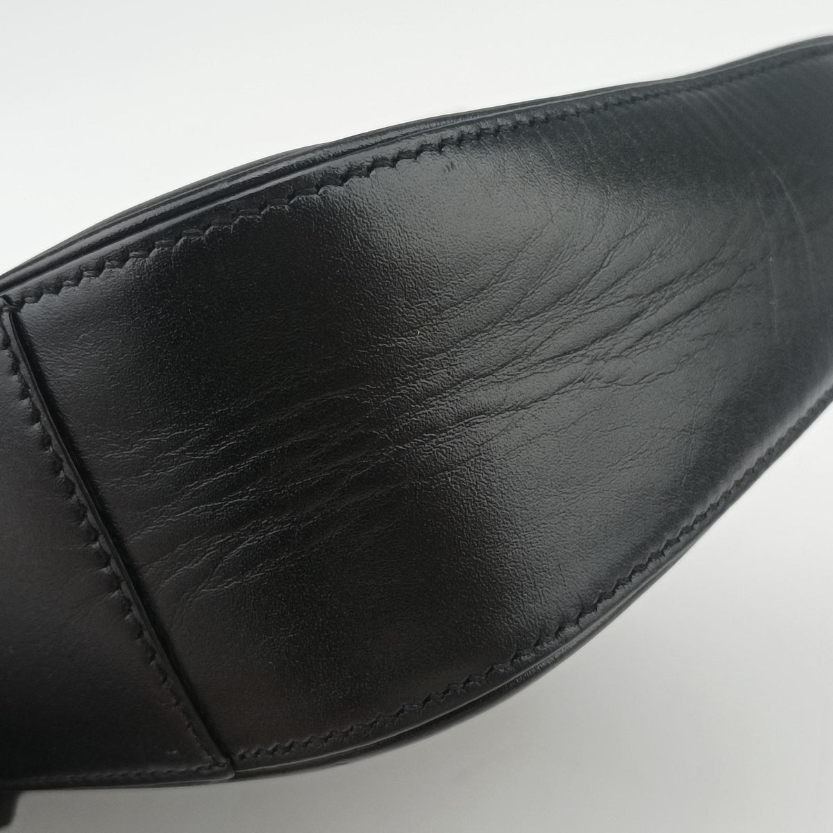 Pre-owned Yves Saint Laurent LE 5 a 7 Hobo Black Leather 657228 carrybag | stylenewstar