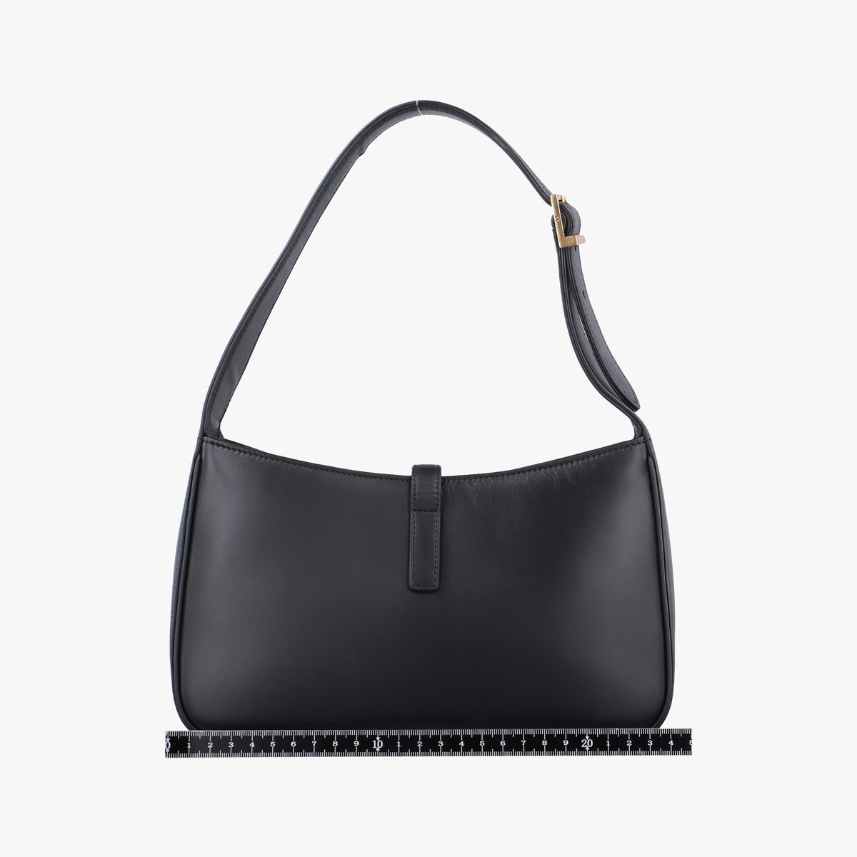 Pre-owned Yves Saint Laurent LE 5 a 7 Hobo Black Leather 657228 carrybag | stylenewstar