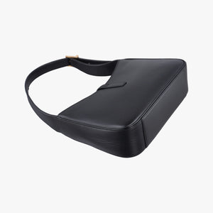 Pre-owned Yves Saint Laurent LE 5 a 7 Hobo Black Leather 657228 carrybag | stylenewstar