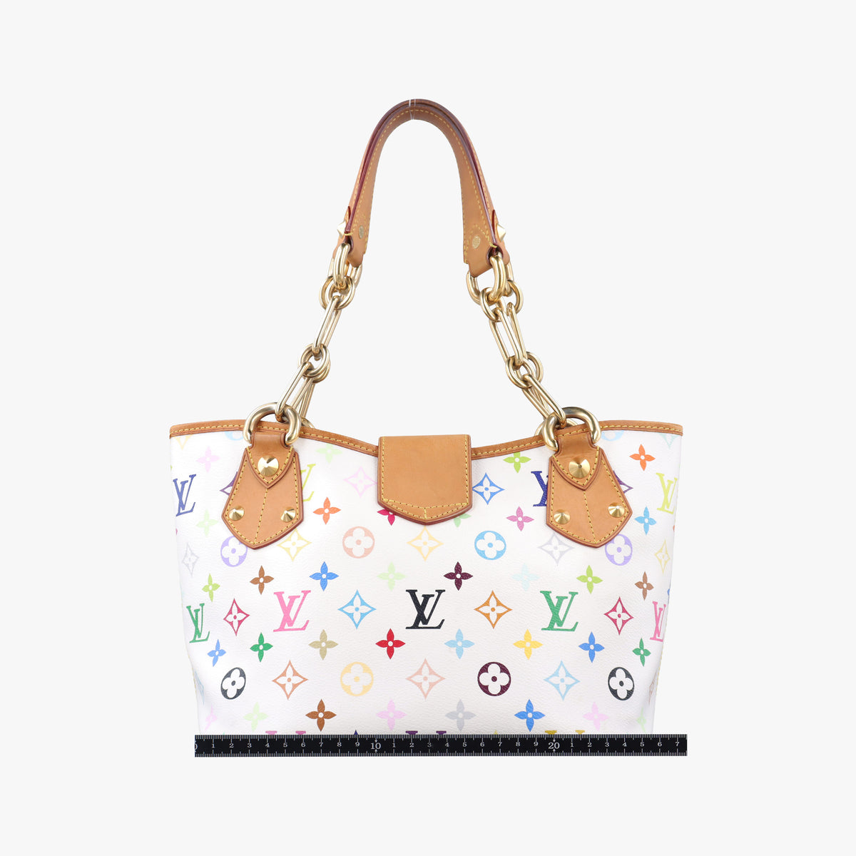Secondhand Louis Vuitton ANNIE MM white Monogram Multicolor M40307 shoulderbag | stylenewstar