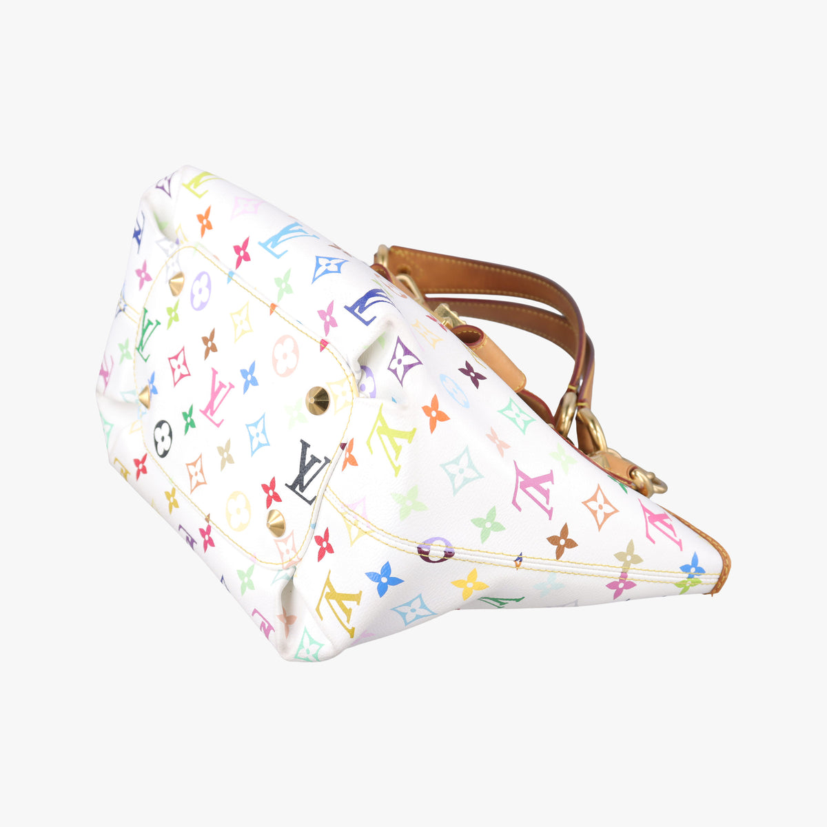 Secondhand Louis Vuitton ANNIE MM white Monogram Multicolor M40307 shoulderbag | stylenewstar