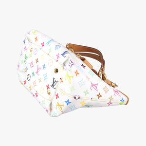 Secondhand Louis Vuitton ANNIE MM white Monogram Multicolor M40307 shoulderbag | stylenewstar