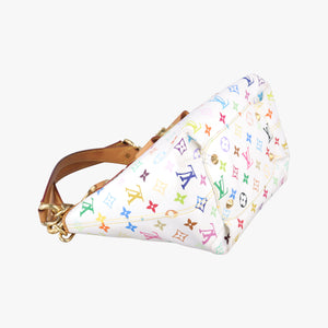 Secondhand Louis Vuitton ANNIE MM white Monogram Multicolor M40307 shoulderbag | stylenewstar