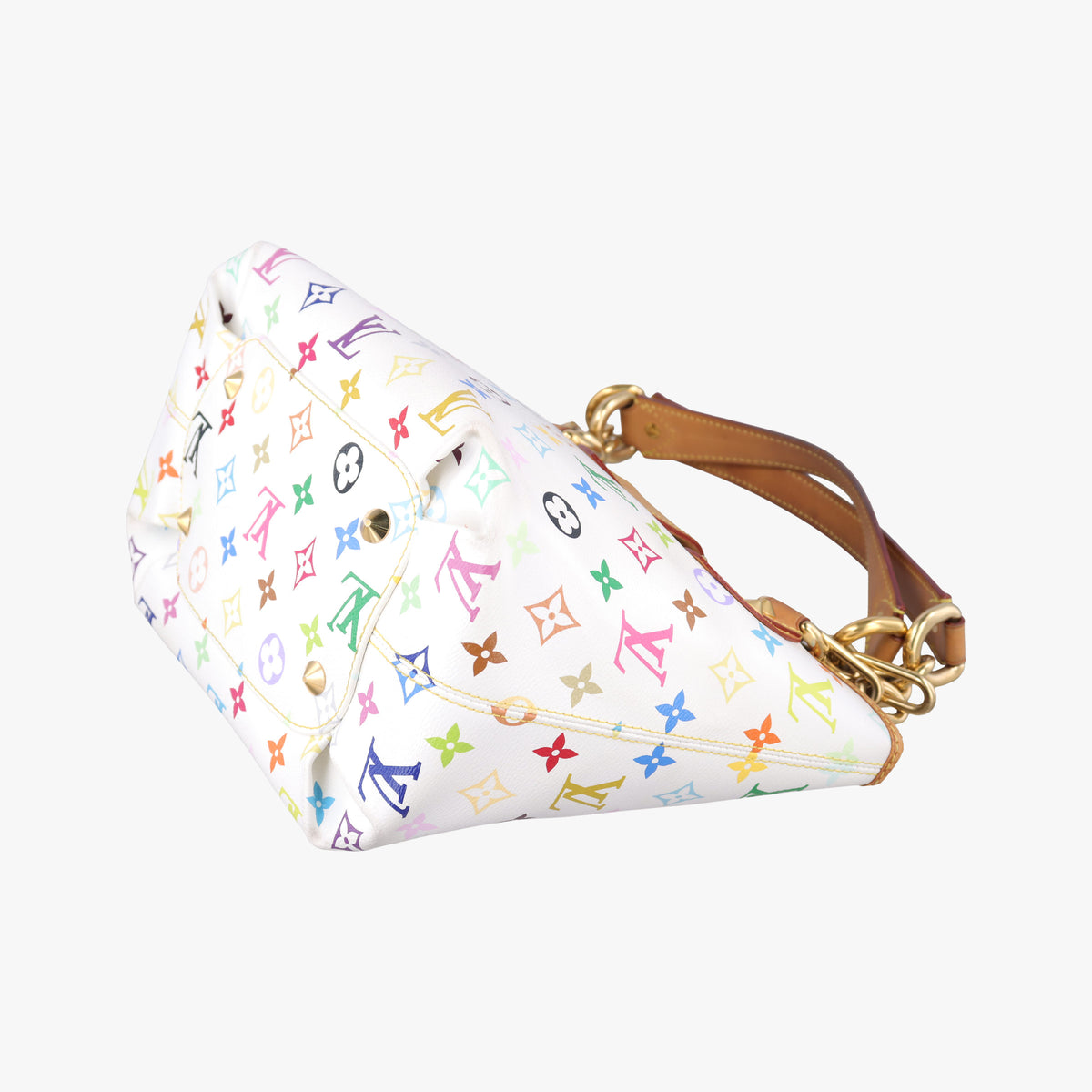 Secondhand Louis Vuitton ANNIE MM white Monogram Multicolor M40307 shoulderbag | stylenewstar