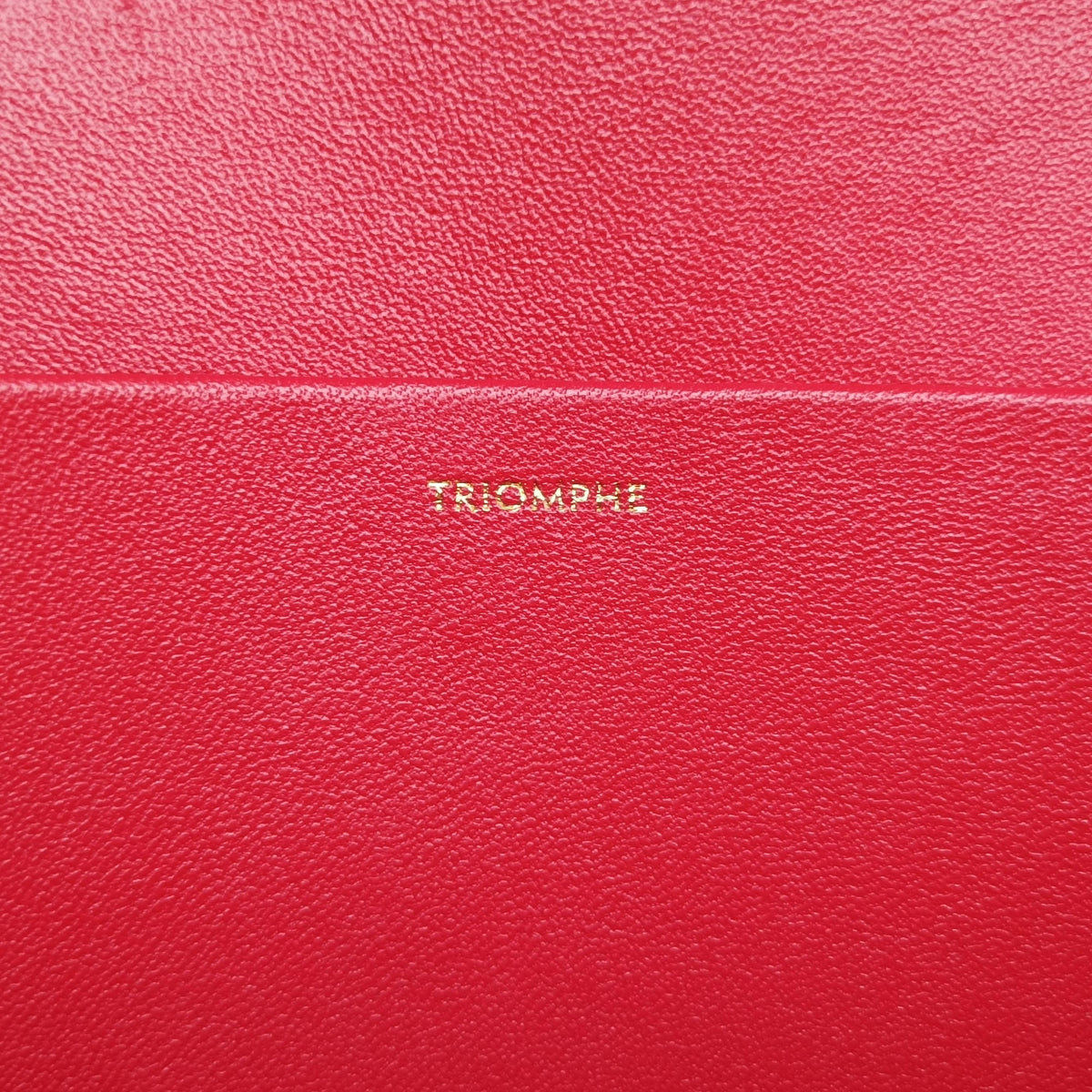 Pre-owned Celine Teen Triomphe Red Leather  shoulderbag | stylenewstar