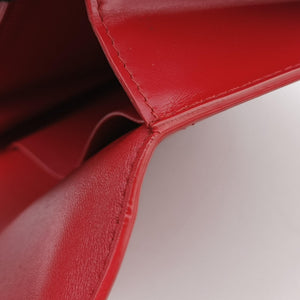 Pre-owned Celine Teen Triomphe Red Leather  shoulderbag | stylenewstar