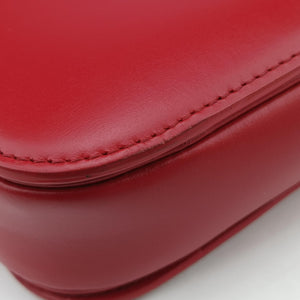 Pre-owned Celine Teen Triomphe Red Leather  shoulderbag | stylenewstar