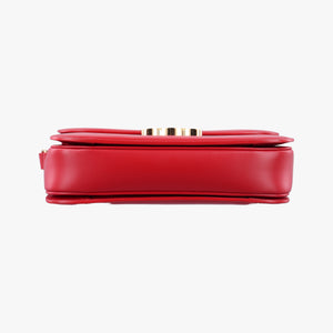 Pre-owned Celine Teen Triomphe Red Leather  shoulderbag | stylenewstar