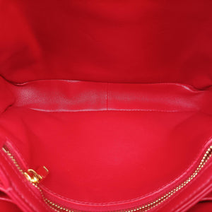 Pre-owned Celine Teen Triomphe Red Leather  shoulderbag | stylenewstar