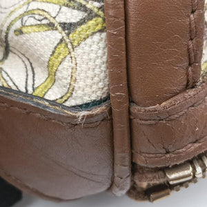 Pre-owned Gucci flora print Multicolour canvas×leather 247205 handbag | stylenewstar
