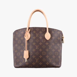 Pre-owned Louis Vuitton Lockit PM Brown Monogram Canvas M40613 handbag | stylenewstar