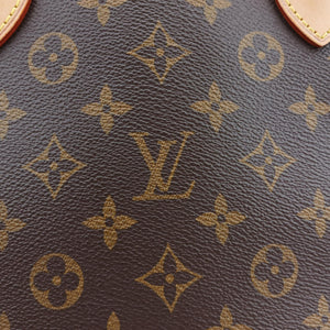 Pre-owned Louis Vuitton Lockit PM Brown Monogram Canvas M40613 handbag | stylenewstar