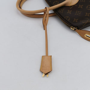 Pre-owned Louis Vuitton Lockit PM Brown Monogram Canvas M40613 handbag | stylenewstar