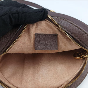 Secondhand Gucci Ophidia Brown×beige PVC coated canvas×Leather 550618 shoulderbag | stylenewstar