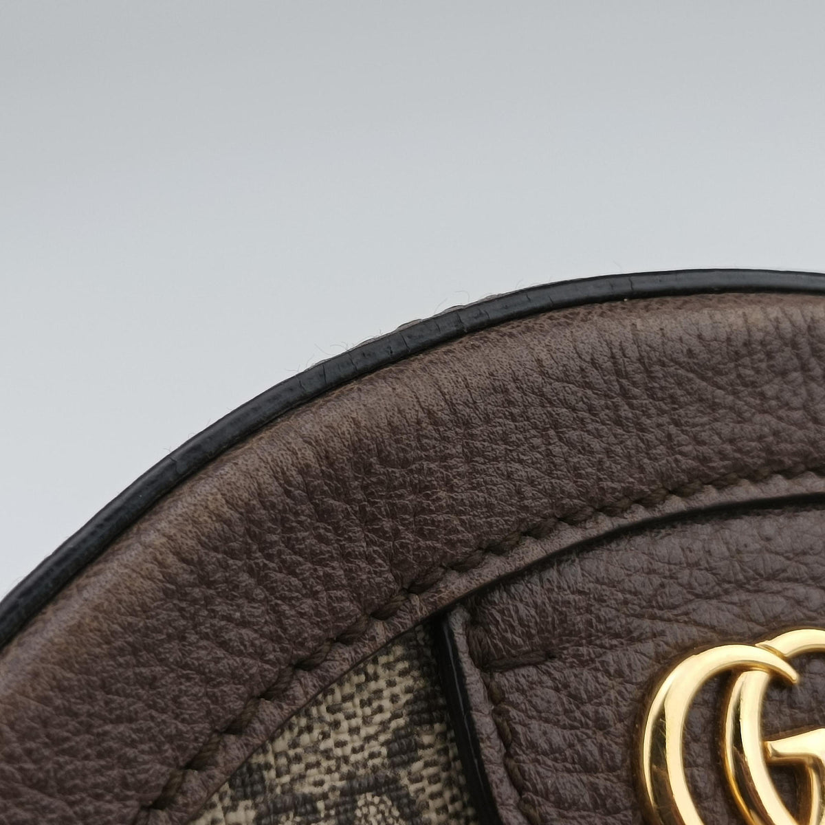 Secondhand Gucci Ophidia Brown×beige PVC coated canvas×Leather 550618 shoulderbag | stylenewstar