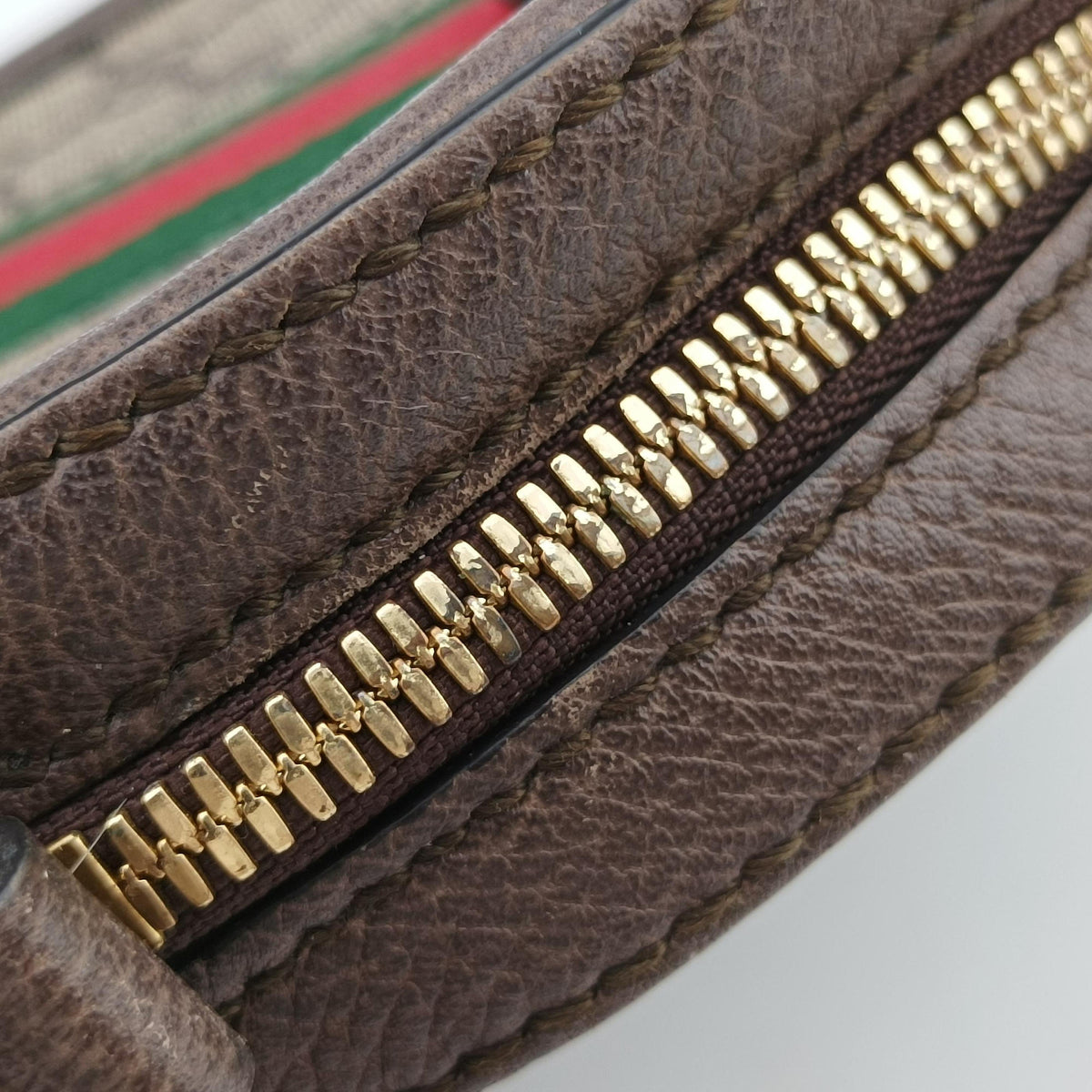 Secondhand Gucci Ophidia Brown×beige PVC coated canvas×Leather 550618 shoulderbag | stylenewstar