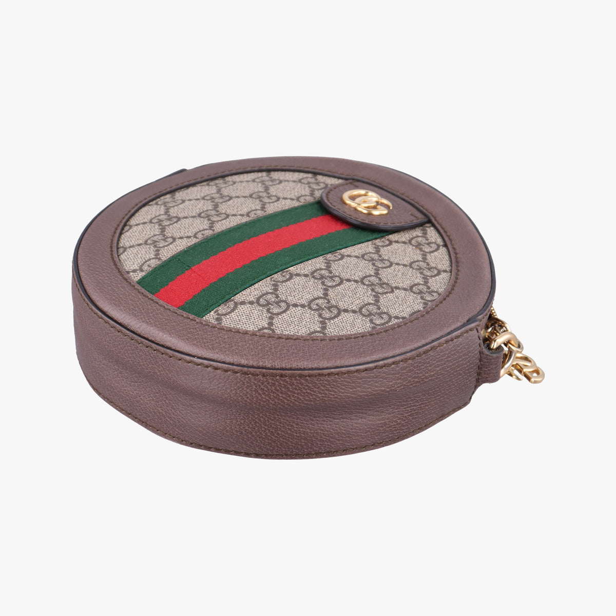 Secondhand Gucci Ophidia Brown×beige PVC coated canvas×Leather 550618 shoulderbag | stylenewstar