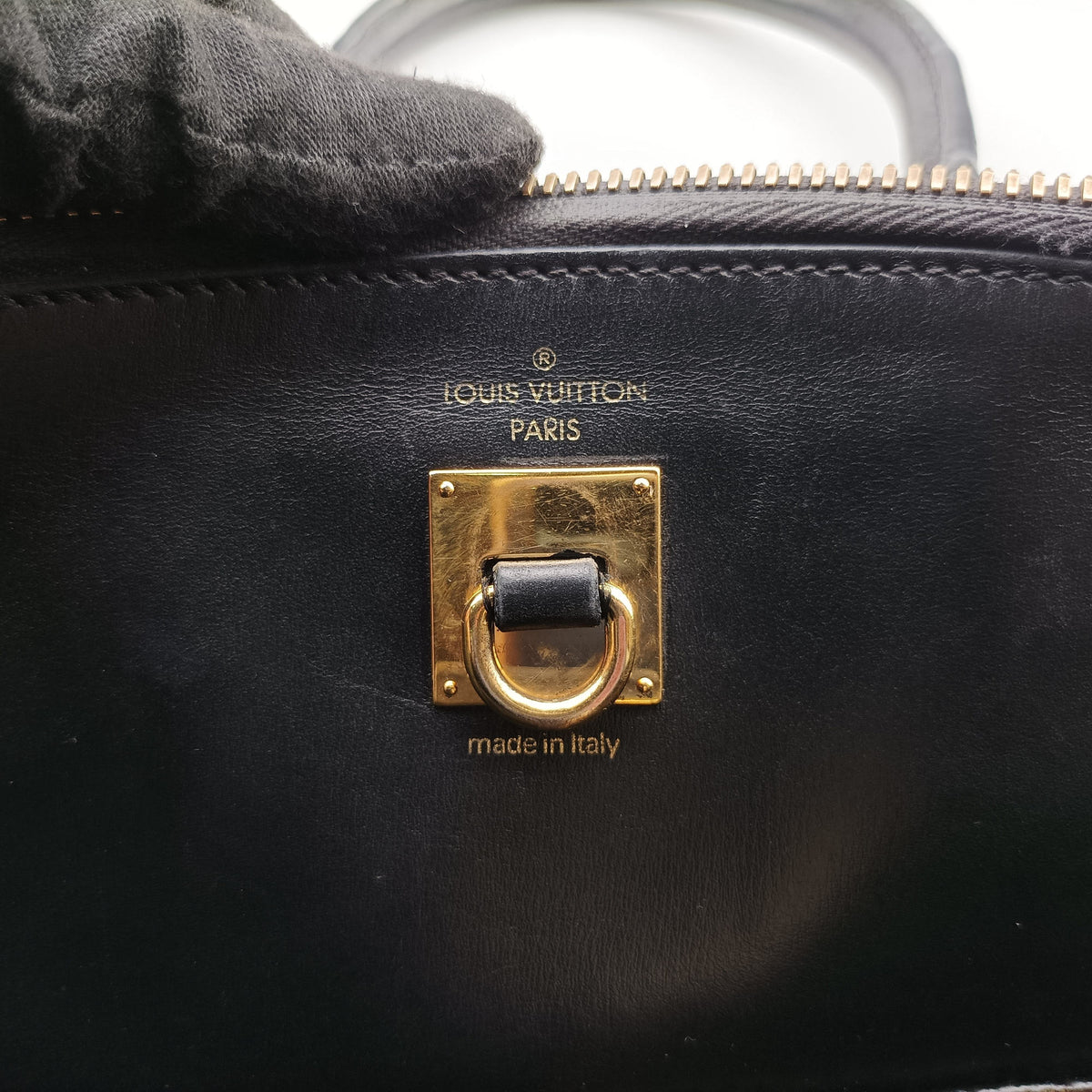 Secondhand Louis Vuitton City Steamer Pink x Black Leather M57222 handbag | stylenewstar