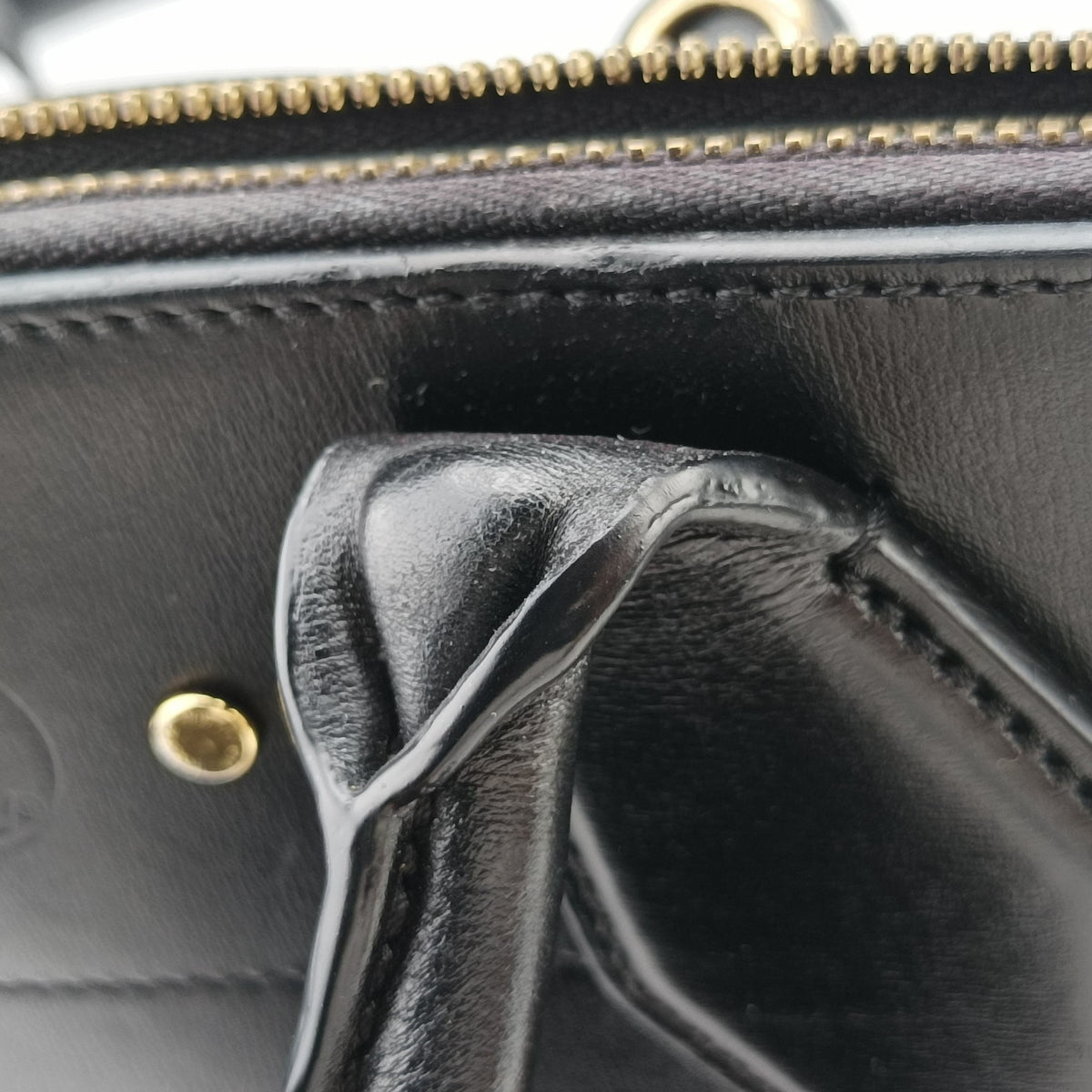 Secondhand Louis Vuitton City Steamer Pink x Black Leather M57222 handbag | stylenewstar