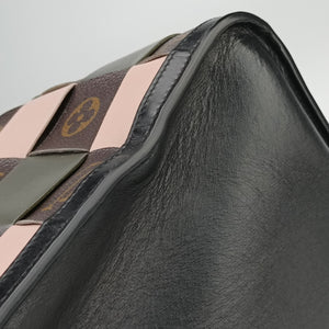 Secondhand Louis Vuitton City Steamer Pink x Black Leather M57222 handbag | stylenewstar
