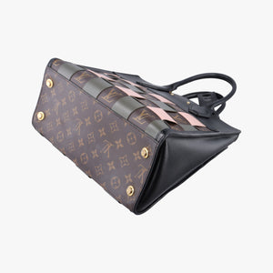 Secondhand Louis Vuitton City Steamer Pink x Black Leather M57222 handbag | stylenewstar
