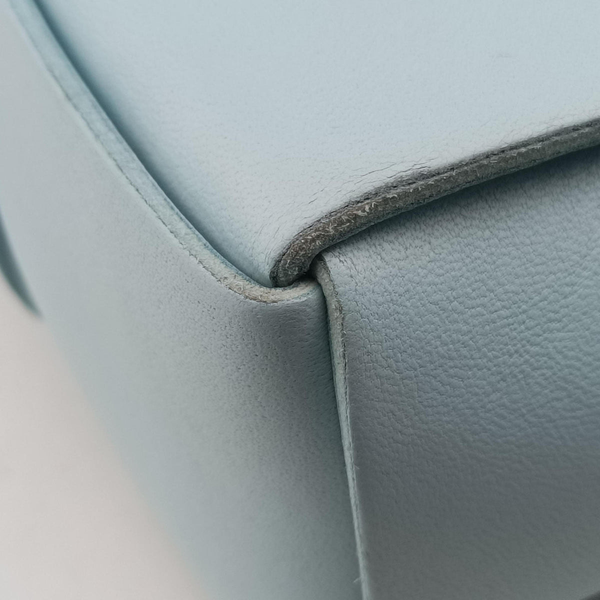 Pre-owned Bottega Veneta THE ARCO Tote Blue lambskin  shoulderbag | stylenewstar