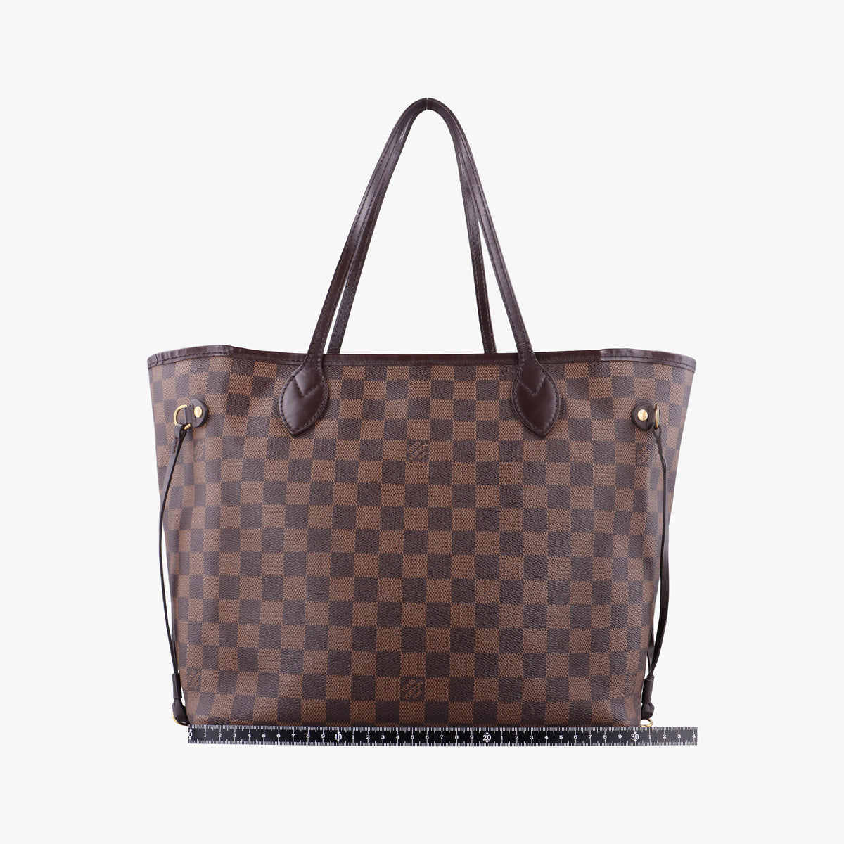 Pre-owned Louis Vuitton NEVERFULL MM EBENE Damier Canvas N51105 shoulderbag | stylenewstar
