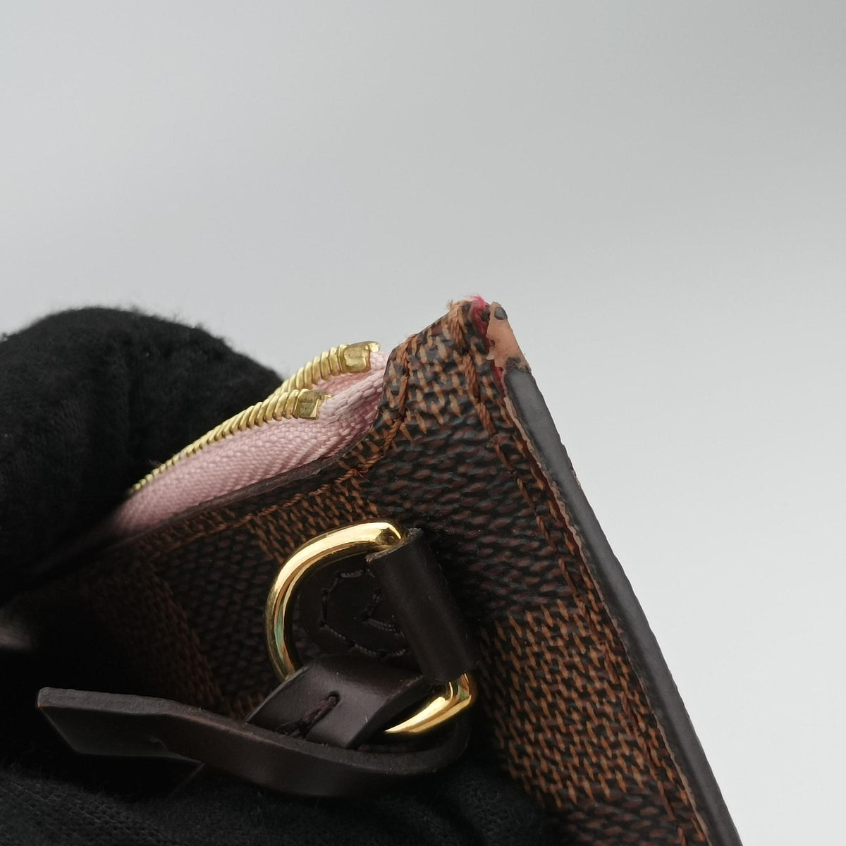 Pre-owned Louis Vuitton NEVERFULL MM EBENE Damier Canvas N51105 shoulderbag | stylenewstar