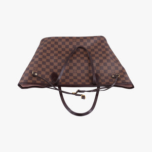 Pre-owned Louis Vuitton NEVERFULL MM EBENE Damier Canvas N51105 shoulderbag | stylenewstar
