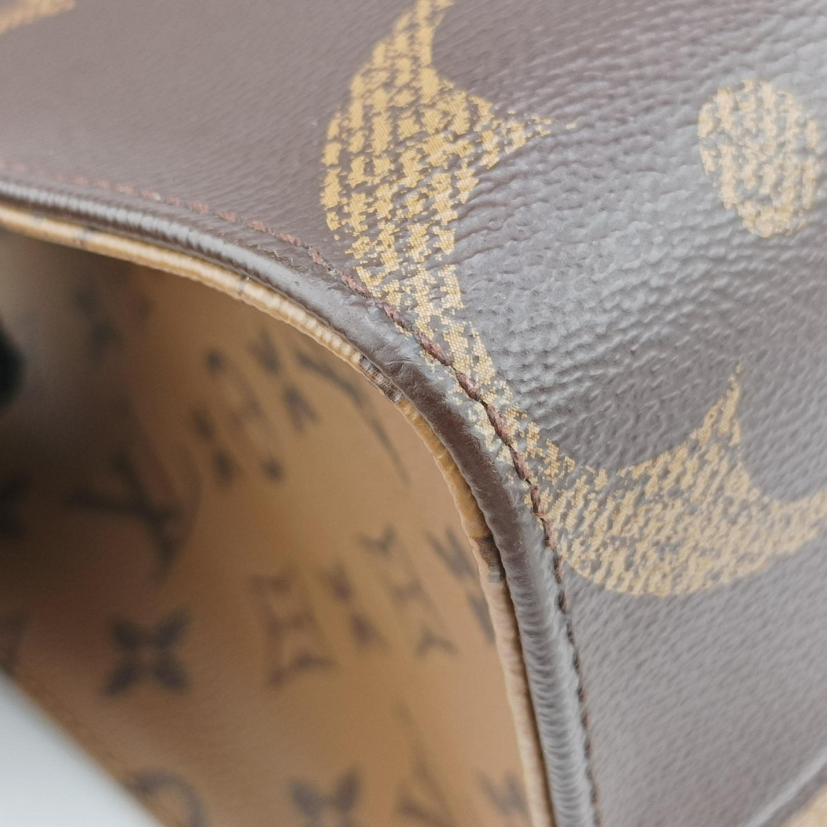 Pre-owned Louis Vuitton On the Go MM Monogram/Brown Monogram Canvas M45321 handbag | stylenewstar