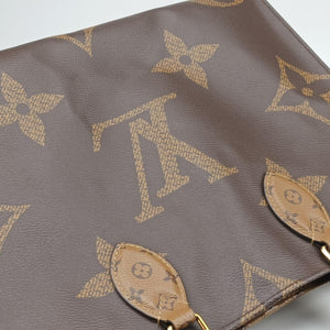 Pre-owned Louis Vuitton On the Go MM Monogram/Brown Monogram Canvas M45321 handbag | stylenewstar