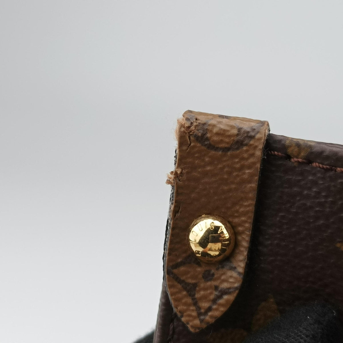 Pre-owned Louis Vuitton On the Go MM Monogram/Brown Monogram Canvas M45321 handbag | stylenewstar
