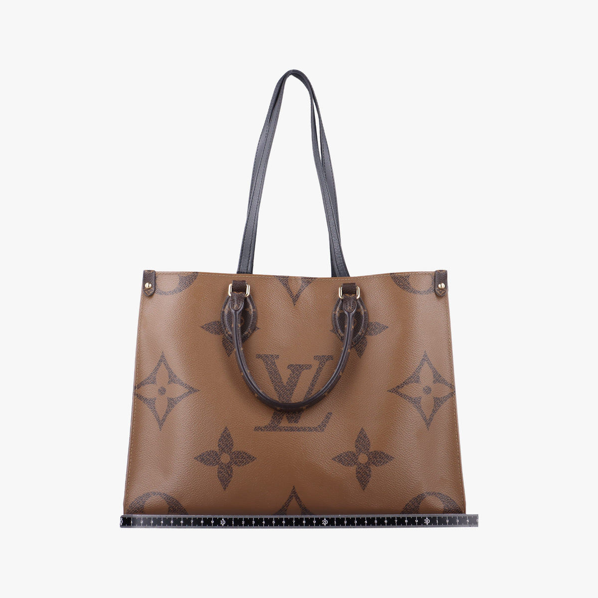 Pre-owned Louis Vuitton On the Go MM Monogram/Brown Monogram Canvas M45321 handbag | stylenewstar