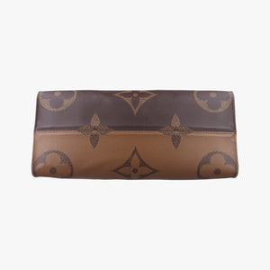 Pre-owned Louis Vuitton On the Go MM Monogram/Brown Monogram Canvas M45321 handbag | stylenewstar