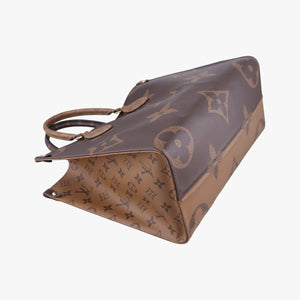 Pre-owned Louis Vuitton On the Go MM Monogram/Brown Monogram Canvas M45321 handbag | stylenewstar