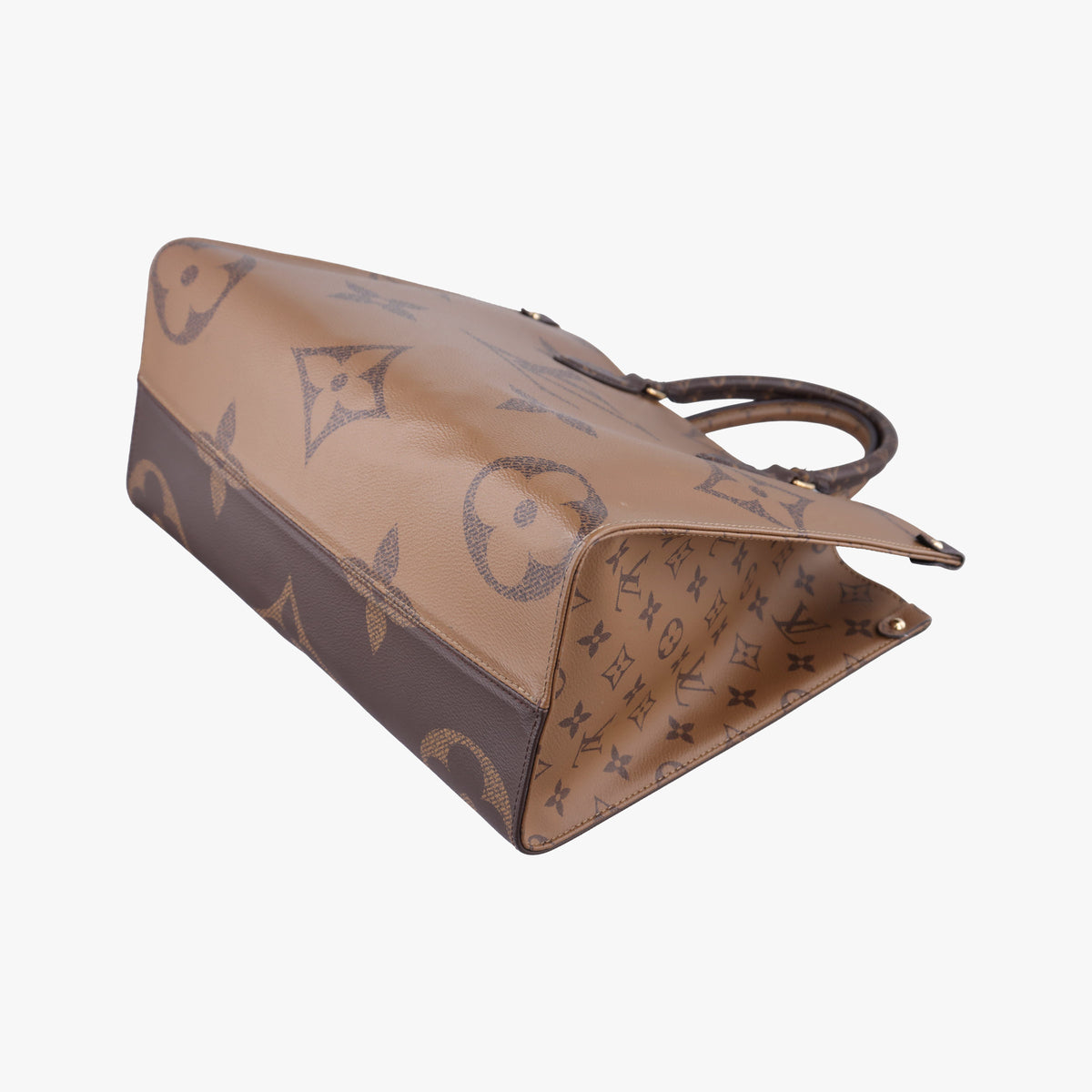Pre-owned Louis Vuitton On the Go MM Monogram/Brown Monogram Canvas M45321 handbag | stylenewstar