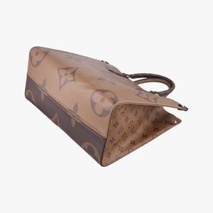 Pre-owned Louis Vuitton On the Go MM Monogram/Brown Monogram Canvas M45321 handbag | stylenewstar