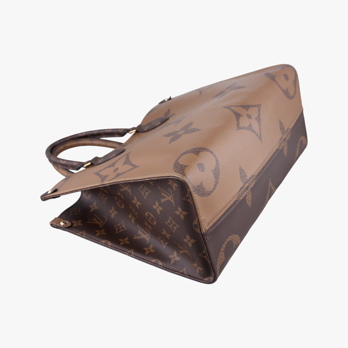 Pre-owned Louis Vuitton On the Go MM Monogram/Brown Monogram Canvas M45321 handbag | stylenewstar
