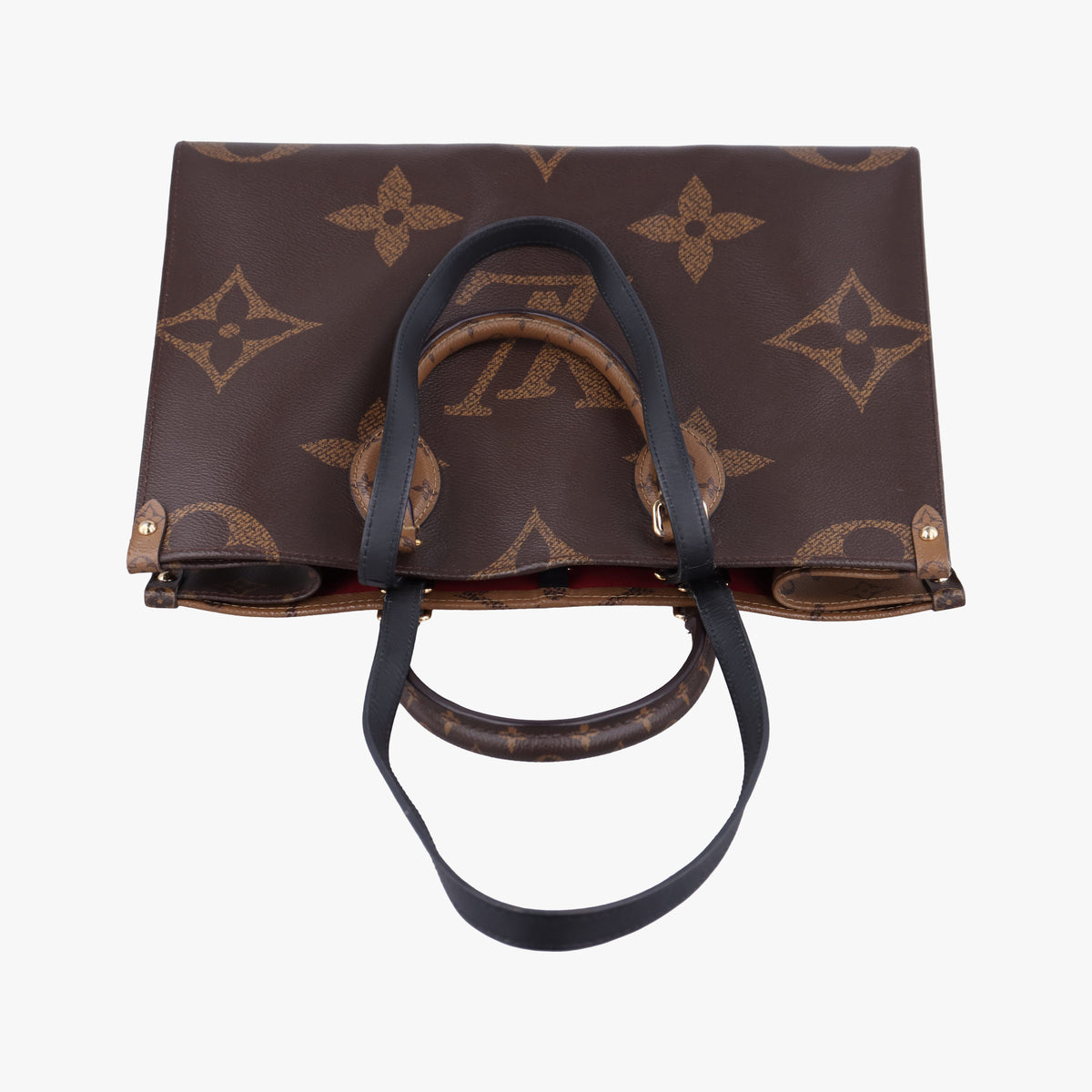 Pre-owned Louis Vuitton On the Go MM Monogram/Brown Monogram Canvas M45321 handbag | stylenewstar