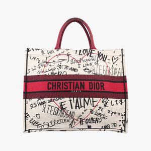 Pre-owned Christian Dior Book Tote Multicolour Canvas  handbag | stylenewstar