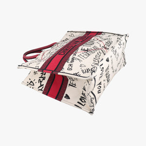 Pre-owned Christian Dior Book Tote Multicolour Canvas  handbag | stylenewstar