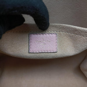Pre-owned Louis Vuitton MARIGNAN brown×Rose Poodle Monogram Canvas×calf leather M43960 shoulderbag | stylenewstar