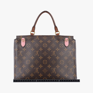 Pre-owned Louis Vuitton MARIGNAN brown×Rose Poodle Monogram Canvas×calf leather M43960 shoulderbag | stylenewstar