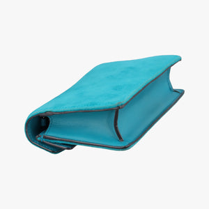 Pre-owned Gucci Dionysus Blue velour 476432 shoulderbag | stylenewstar