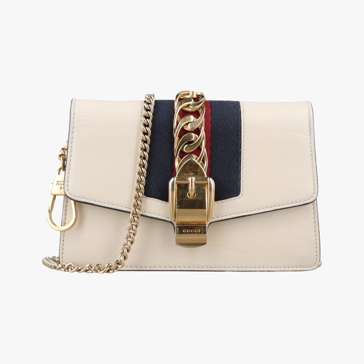 Vintage Gucci Sylvie White Leather 494646 shoulderbag | stylenewstar