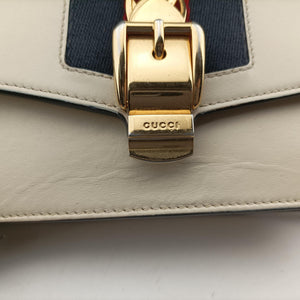 Vintage Gucci Sylvie White Leather 494646 shoulderbag | stylenewstar