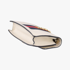 Vintage Gucci Sylvie White Leather 494646 shoulderbag | stylenewstar