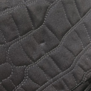 Pre-owned Chanel 2.55 Matelasse Black Silk A36414 shoulderbag | stylenewstar
