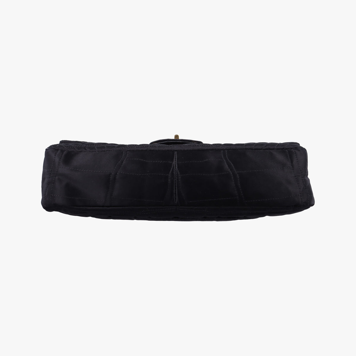 Pre-owned Chanel 2.55 Matelasse Black Silk A36414 shoulderbag | stylenewstar